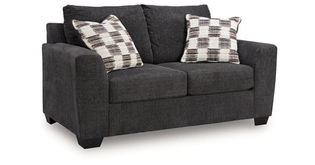 Loreo Ebony Loveseat from Ashley - Luna Furniture