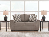 Loreo Truffle Loveseat from Ashley - Luna Furniture