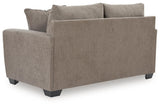 Loreo Truffle Loveseat from Ashley - Luna Furniture