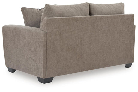 Loreo Truffle Loveseat from Ashley - Luna Furniture