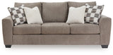 Loreo Truffle Queen Sofa Sleeper from Ashley Furniture - Luna Furniture