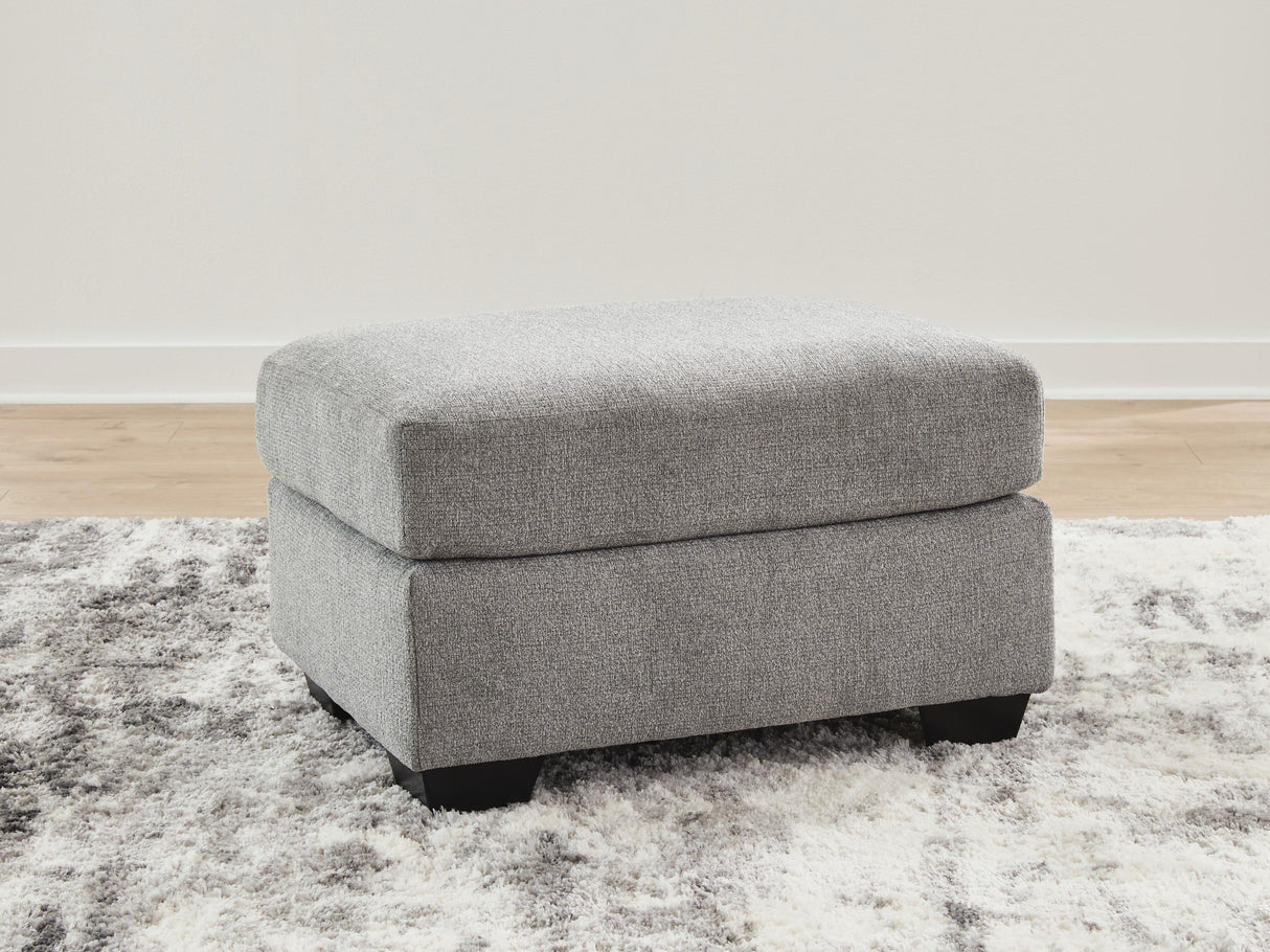 Loreo Flint Ottoman from Ashley - Luna Furniture