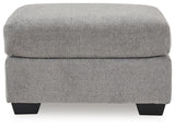 Loreo Flint Ottoman from Ashley - Luna Furniture