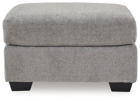 Loreo Flint Ottoman from Ashley - Luna Furniture