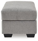 Loreo Flint Ottoman from Ashley - Luna Furniture