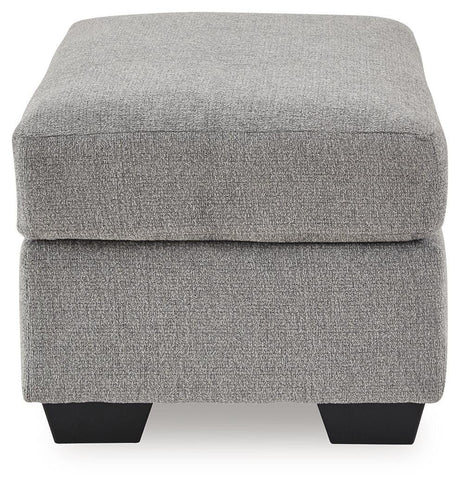 Loreo Flint Ottoman from Ashley - Luna Furniture