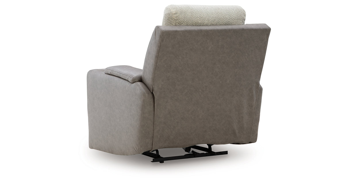 WhipLash Sisal Power Recliner from Ashley - Luna Furniture