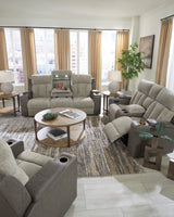 WhipLash Sisal Power Reclining Living Room Set from Ashley - Luna Furniture