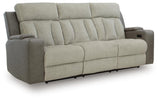 WhipLash Sisal Power Reclining Sofa and Loveseat from Ashley - Luna Furniture