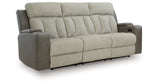 WhipLash Sisal Power Reclining Sofa from Ashley - Luna Furniture