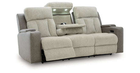 WhipLash Sisal Power Reclining Sofa and Loveseat from Ashley - Luna Furniture