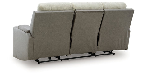 WhipLash Sisal Power Reclining Sofa from Ashley - Luna Furniture