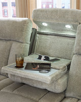 WhipLash Sisal Power Reclining Sofa and Loveseat from Ashley - Luna Furniture
