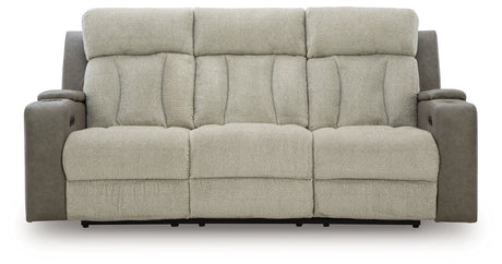 WhipLash Sisal Power Reclining Sofa and Loveseat from Ashley - Luna Furniture