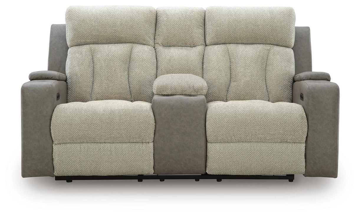 WhipLash Sisal Power Reclining Sofa and Loveseat from Ashley - Luna Furniture