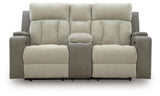 WhipLash Sisal Power Reclining Sofa and Loveseat from Ashley - Luna Furniture