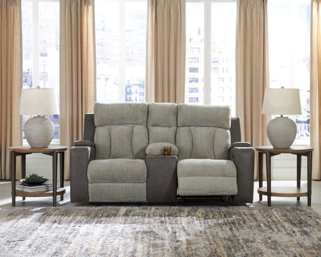 WhipLash Sisal Power Reclining Sofa and Loveseat from Ashley - Luna Furniture