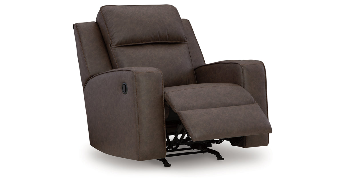 Lavenhorne Umber Reclining Sofa, Loveseat and Recliner from Ashley Furniture - Luna Furniture