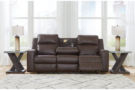 Lavenhorne Umber Reclining Sofa, Loveseat and Recliner from Ashley - Luna Furniture