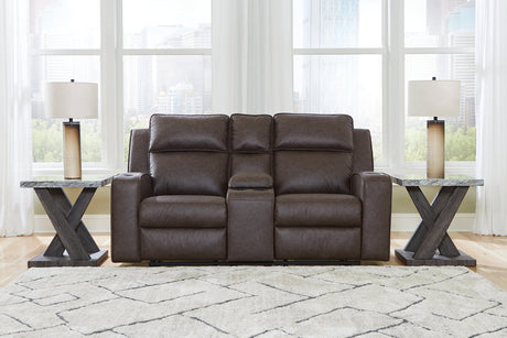 Lavenhorne Umber Reclining Sofa, Loveseat and Recliner from Ashley - Luna Furniture