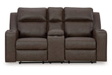 Lavenhorne Umber Reclining Sofa, Loveseat and Recliner from Ashley - Luna Furniture