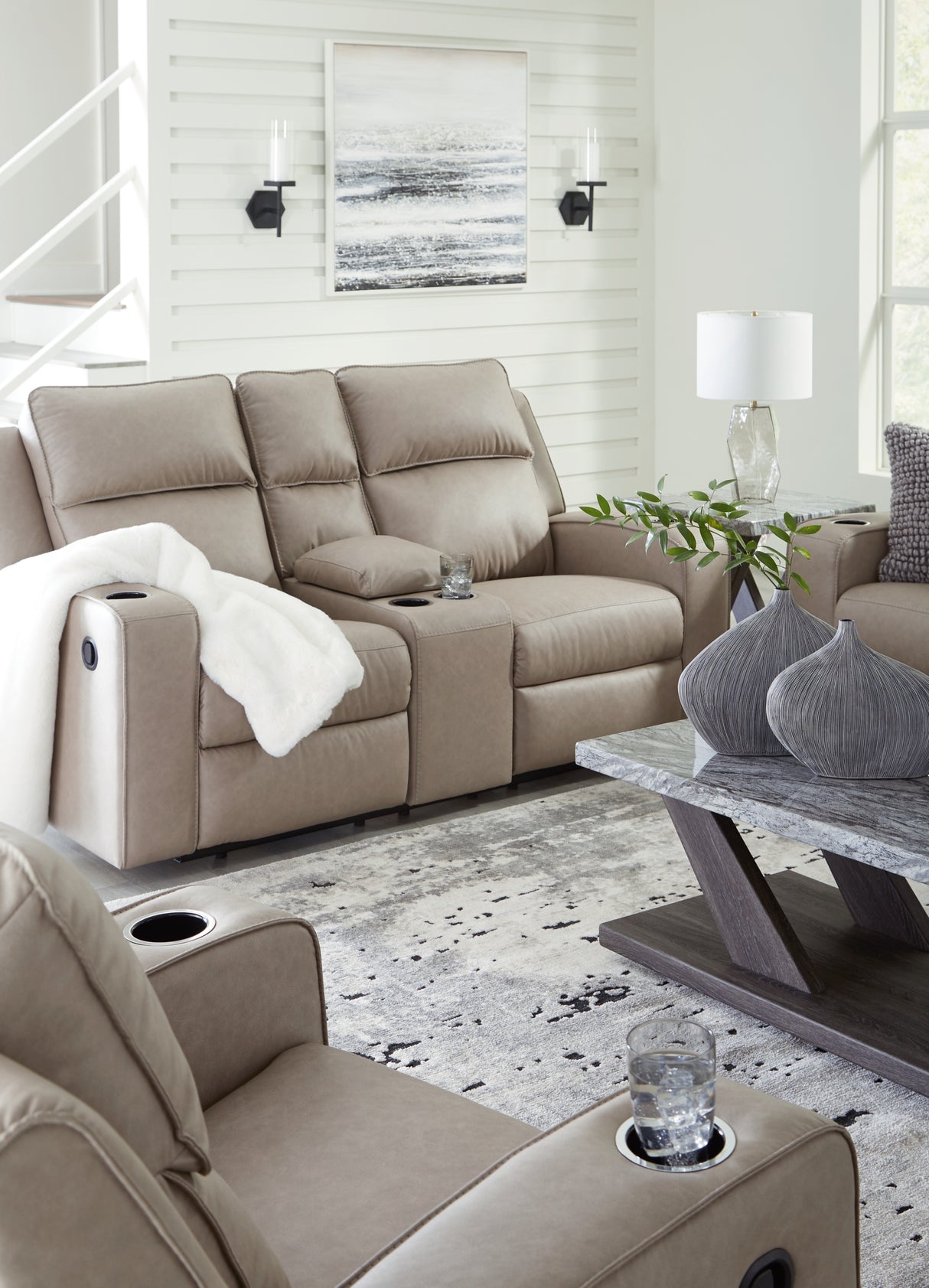 Lavenhorne Reclining Loveseat and Recliner from Ashley Furniture - Luna Furniture