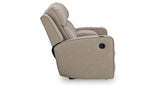 Lavenhorne Pebble Reclining Loveseat with Console from Ashley - Luna Furniture