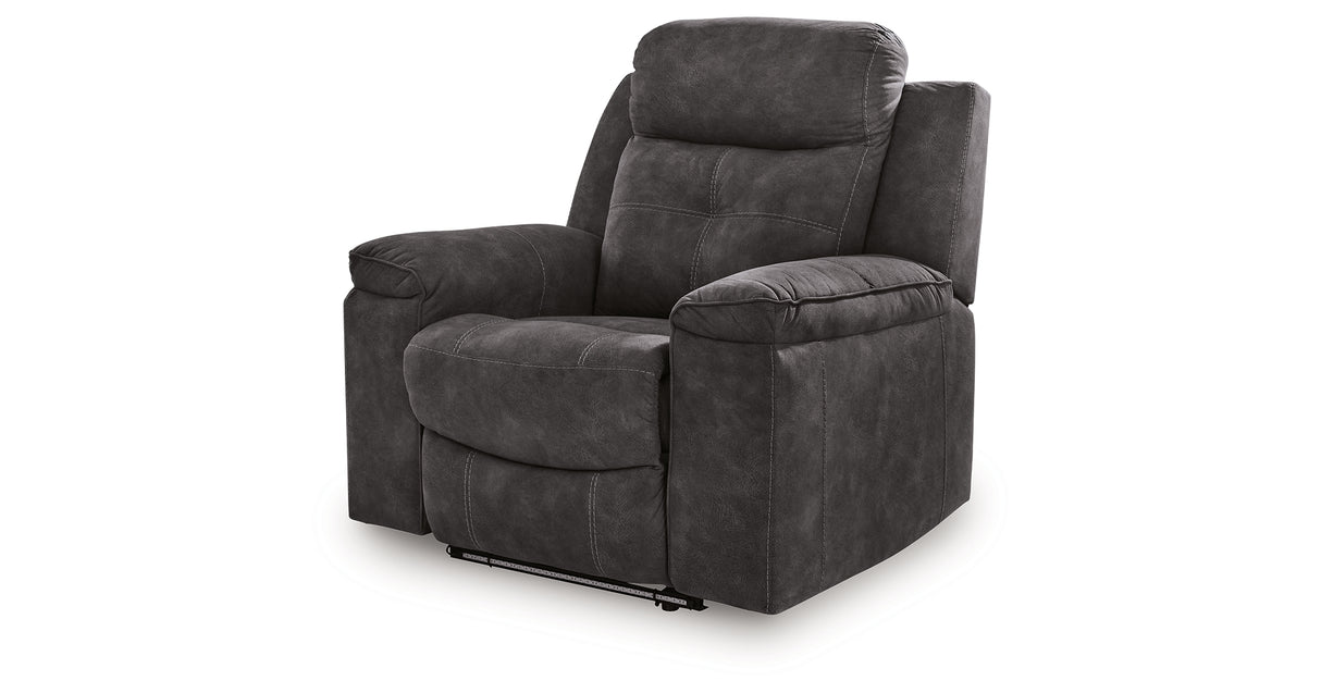 Brysonview Charcoal Recliner from Ashley Furniture - Luna Furniture