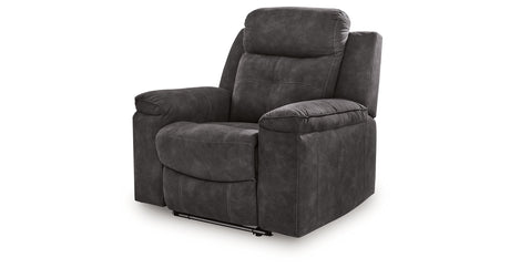 Brysonview Charcoal Recliner from Ashley - Luna Furniture