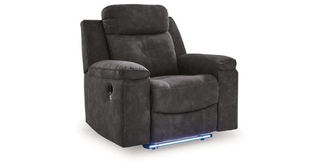 Brysonview Charcoal Recliner from Ashley - Luna Furniture