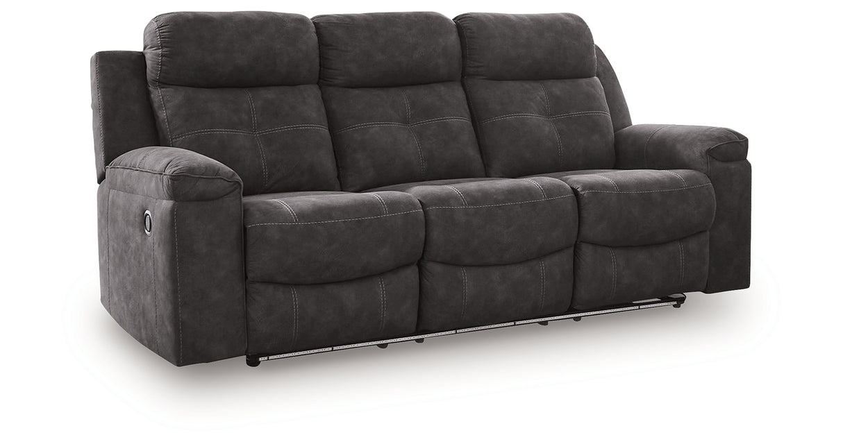 Brysonview Charcoal Reclining Sofa from Ashley - Luna Furniture
