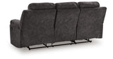 Brysonview Charcoal Reclining Sofa from Ashley - Luna Furniture