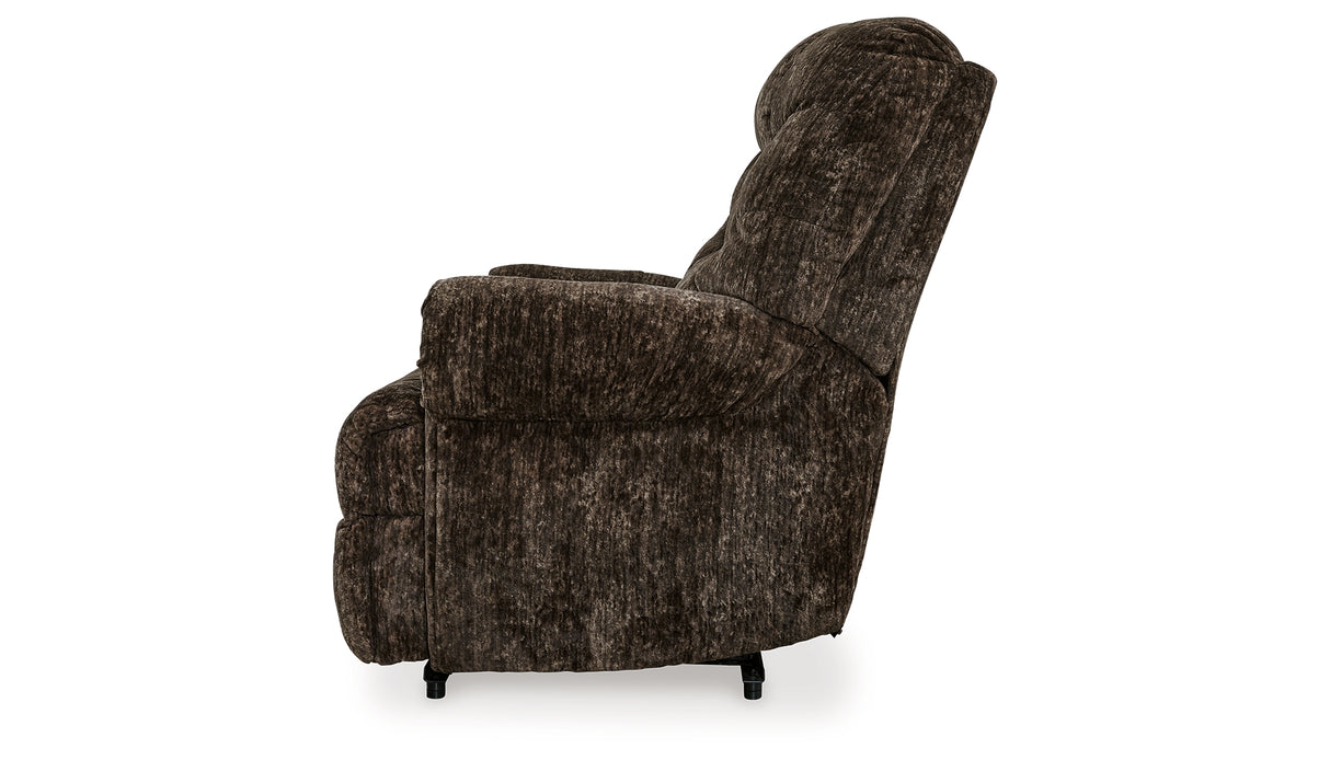 Movie Man Chocolate Recliner from Ashley - Luna Furniture