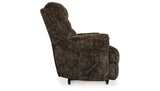 Movie Man Chocolate Recliner from Ashley - Luna Furniture