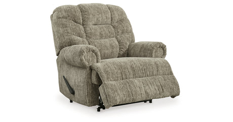 Movie Man Taupe Recliner from Ashley - Luna Furniture