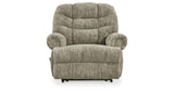 Movie Man Taupe Recliner from Ashley - Luna Furniture