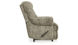 Movie Man Taupe Recliner from Ashley - Luna Furniture