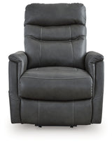 Strawbill Shadow Power Lift Recliner from Ashley Furniture - Luna Furniture