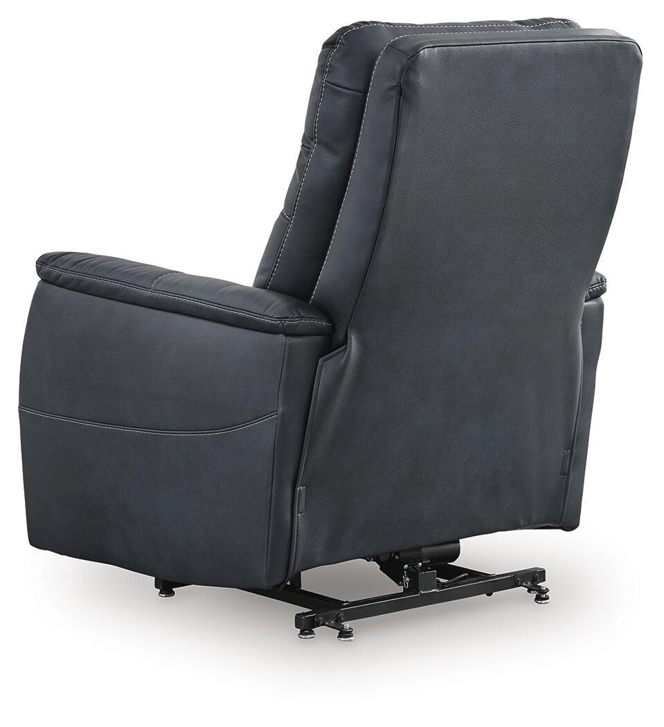 Strawbill Sapphire Power Lift Recliner from Ashley Furniture - Luna Furniture
