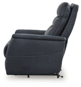 Strawbill Sapphire Power Lift Recliner from Ashley - Luna Furniture