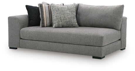 Creston Heights Smolder Left-Arm Facing Corner Chaise from Ashley - Luna Furniture