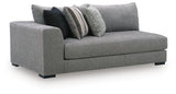 Creston Heights Smolder Left-Arm Facing Corner Chaise from Ashley - Luna Furniture