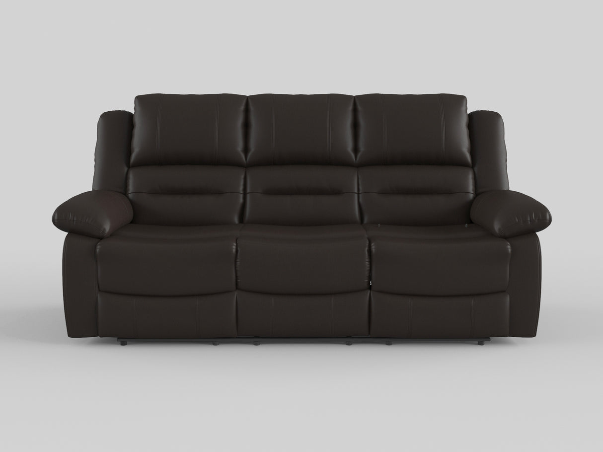 Jarita Chocolate Reclining Chair from Homelegance - Luna Furniture