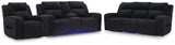 Forest Lake Black Power Reclining Sofa, Loveseat and Recliner from Ashley - Luna Furniture