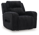 Forest Lake Black Power Reclining Sofa and Power Recliner from Ashley Furniture - Luna Furniture