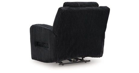 Forest Lake Black Power Recliner from Ashley - Luna Furniture