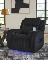 Forest Lake Black Power Reclining Sofa and Power Recliner from Ashley Furniture - Luna Furniture