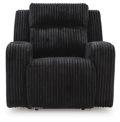 Forest Lake Black Power Reclining Sofa, Loveseat and Recliner from Ashley - Luna Furniture