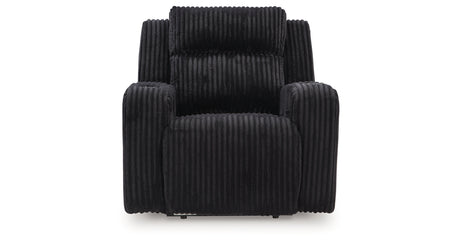 Forest Lake Black Power Recliner from Ashley - Luna Furniture