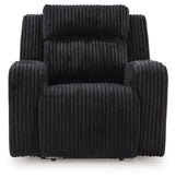 Forest Lake Black Power Reclining Sofa, Loveseat and Recliner from Ashley - Luna Furniture